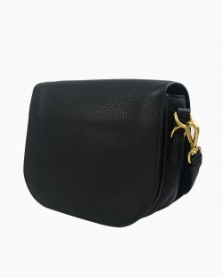 Bolsa Prada de Couro Daino Preto 