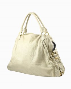 Bolsa Miu Miu Couro Off White 