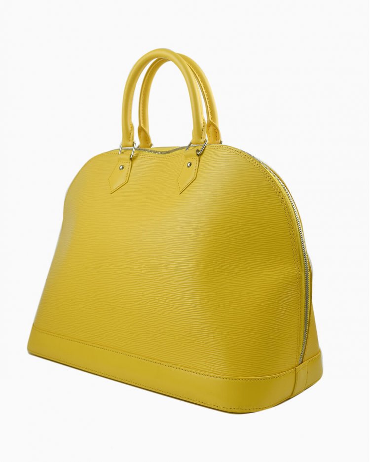 louis vuitton yellow epi bolsa