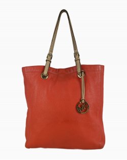 Bolsa Michael Kors tote em couro laranja