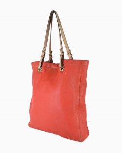 Bolsa Michael Kors tote em couro laranja