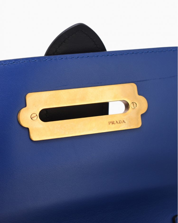 Pochete Prada Original Cahier Bicolor feminina