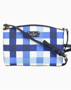 Bolsa Kate Spade Grove Street Millie Xadrez Azul