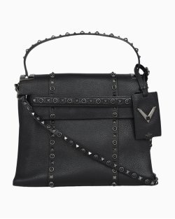 Bolsa Valentino Rockstud Preto