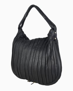 Bolsa Emporio Armani Pleated Preta