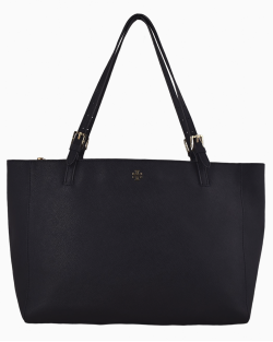 Bolsa Tory Burch York Buckle Tote Azul