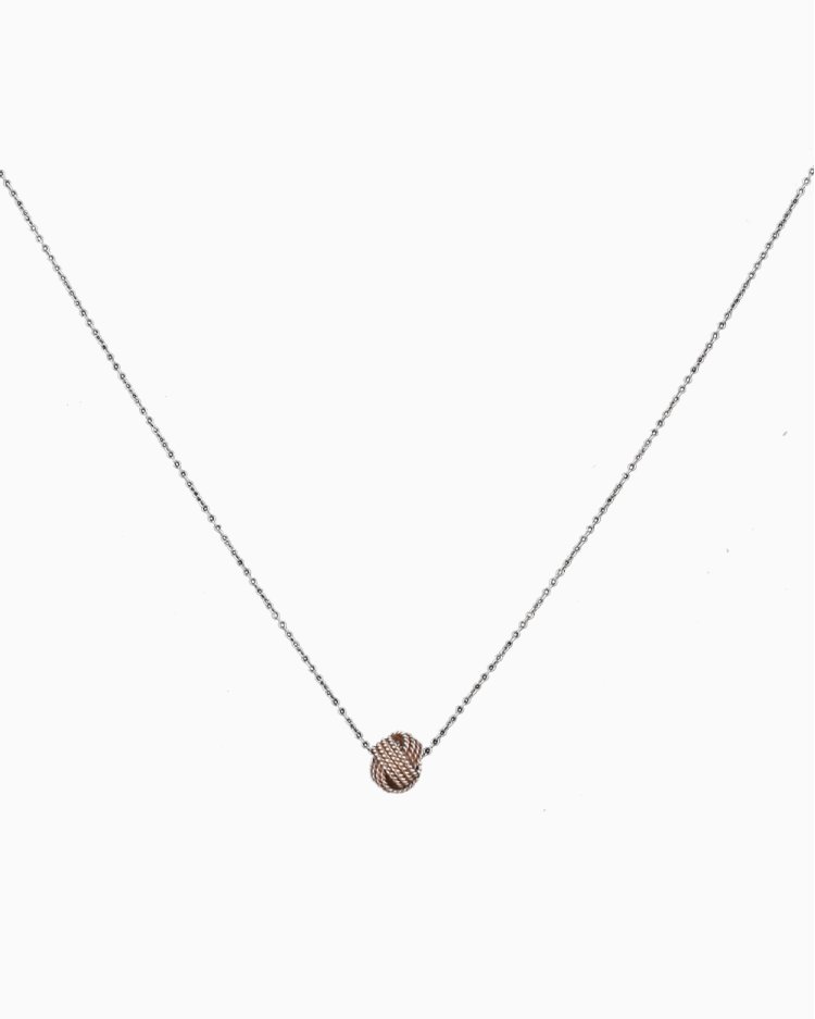Colar Tiffany & Co. OriginalTwist Knot Silver Pendant Prata Feminino