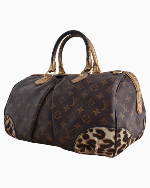Bolsa Louis Vuitton Original Stephen Leopard Monograma Edição Limitada ...