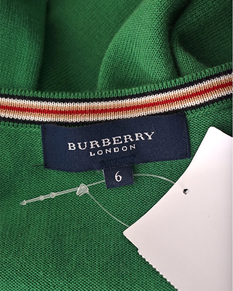 Suéter Burberry Original Algodão Verde Masculino