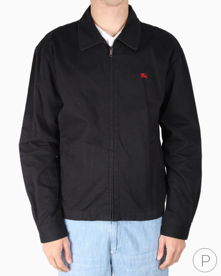 Jaqueta Burberry Original Sarja Preta Masculina