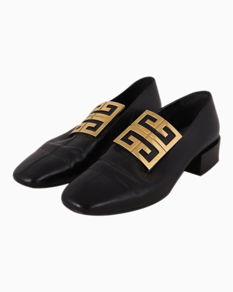 Sapato Givenchy Original Placa Logo Preto Feminino