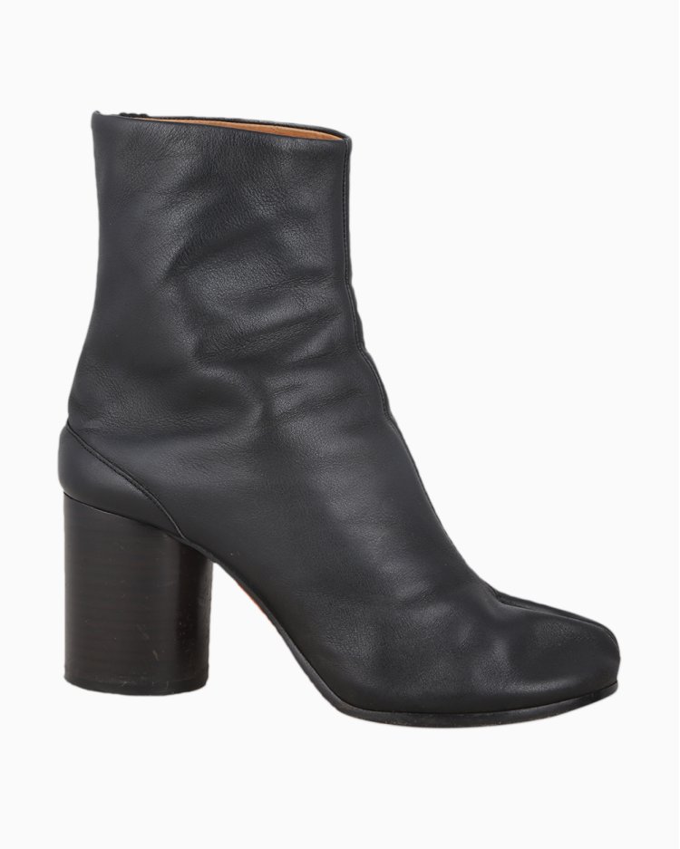 Bota Maison Margiela Original Tabi Anckle Boots Couro Preta