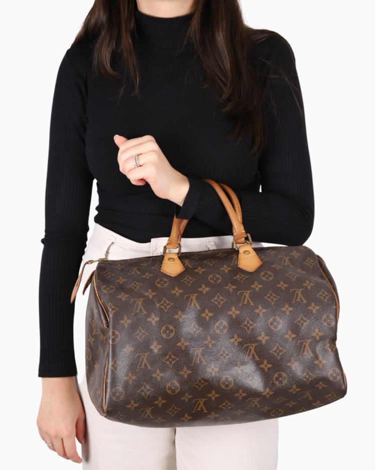 Bolsa Louis Vuitton Original Speedy 35 Monogram Feminina