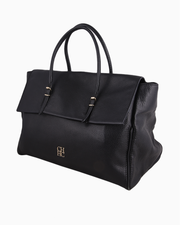 Bolsa Carolina Herrera Original Adagio Tote Preta Feminina