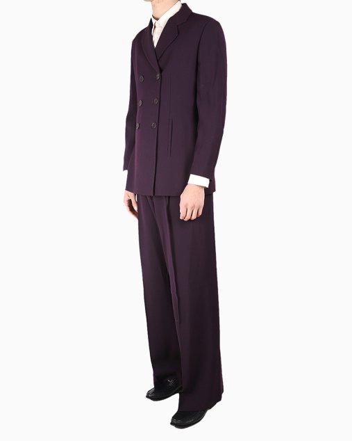 Terno Empório Armani Original Alfaiataria Roxo Feminino