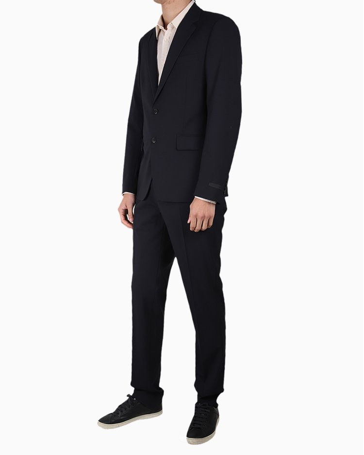 Conjunto Giorgio Armani Original Lã Preto Masculino