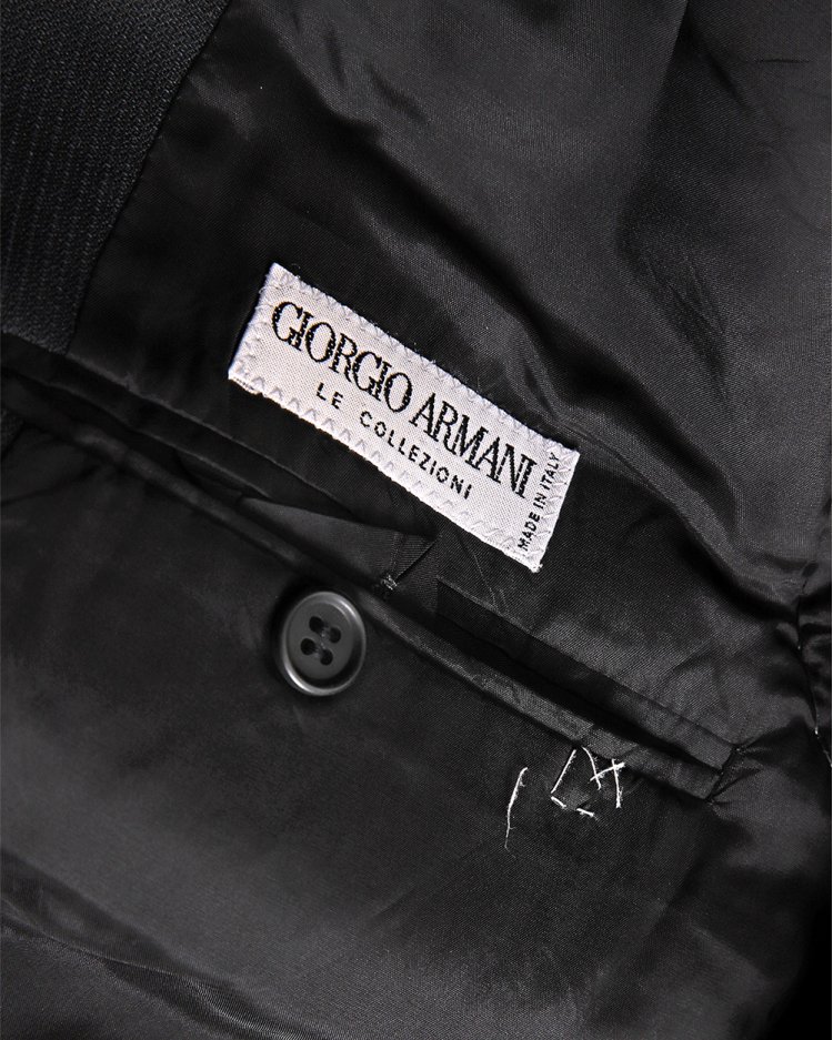 Conjunto Giorgio Armani Original Lã Preto Masculino