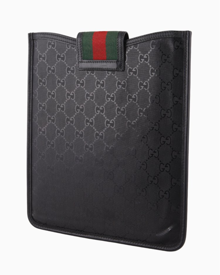Capa para Ipad Gucci Original 500 Canvas Preta Masculino