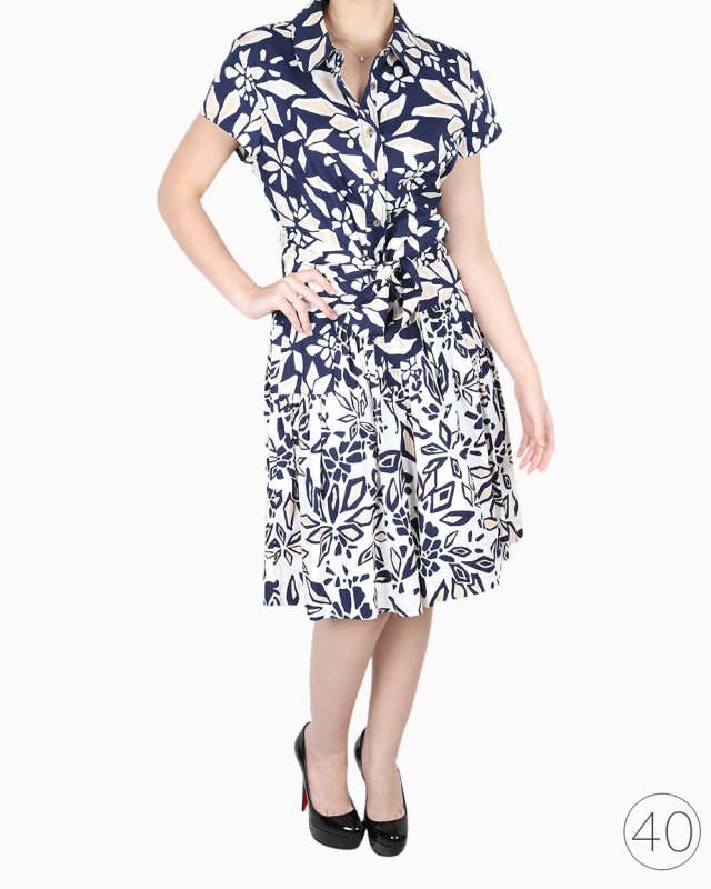 Abito Donna Diane Von Furstenberg DVF – Taglia Regolare, Misto Seta, Floreale, Avvolgente (Nuovo Con Etichette) - Foto 6