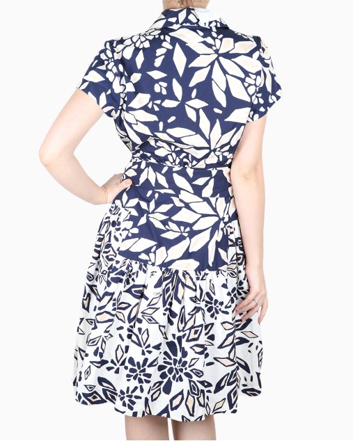 Abito Donna Diane Von Furstenberg DVF – Taglia Regolare, Misto Seta, Floreale, Avvolgente (Nuovo Con Etichette) - Foto 5