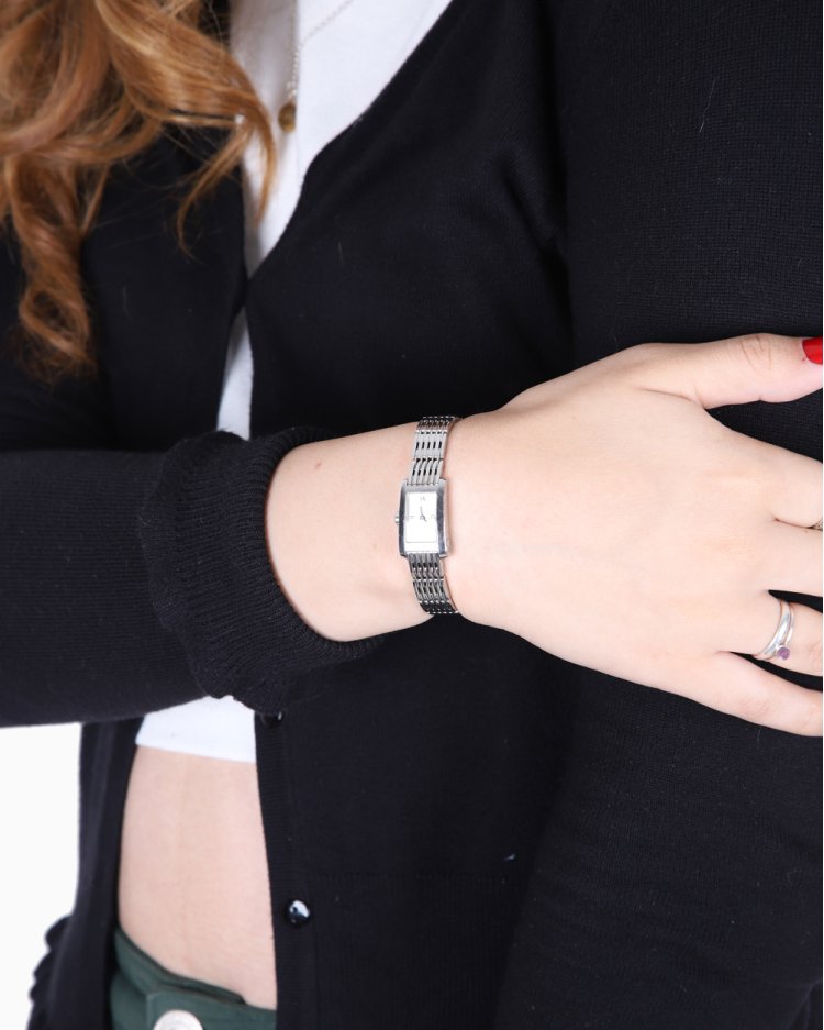 Relógio Gucci Original Steel 8600L Prata Feminino