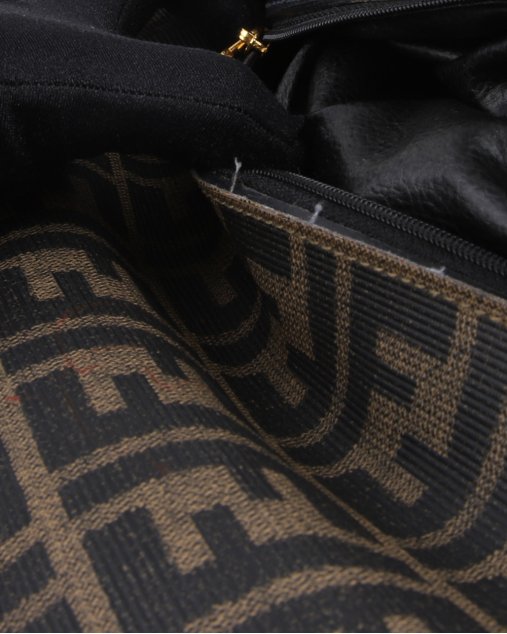 Pasta Fendi Original Vintage Zucca Canvas Monograma Feminina