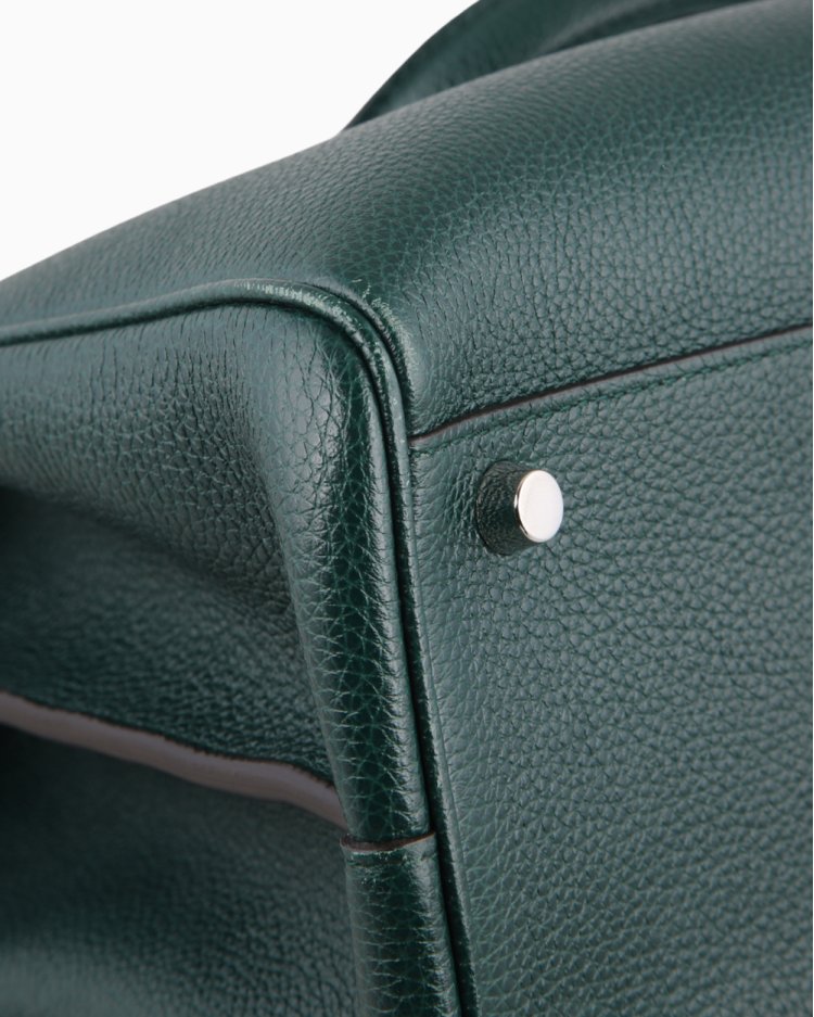 Bolsa Gucci Original Grainy Leather Zumi Medium Tote Verde Feminina