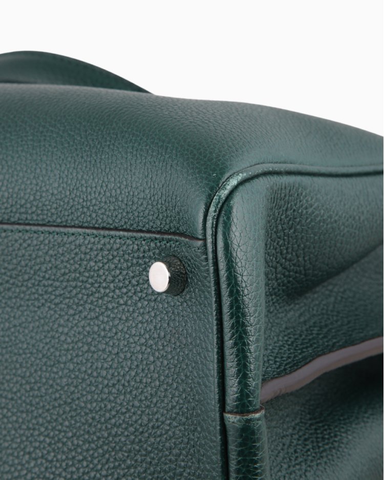 Bolsa Gucci Original Grainy Leather Zumi Medium Tote Verde Feminina