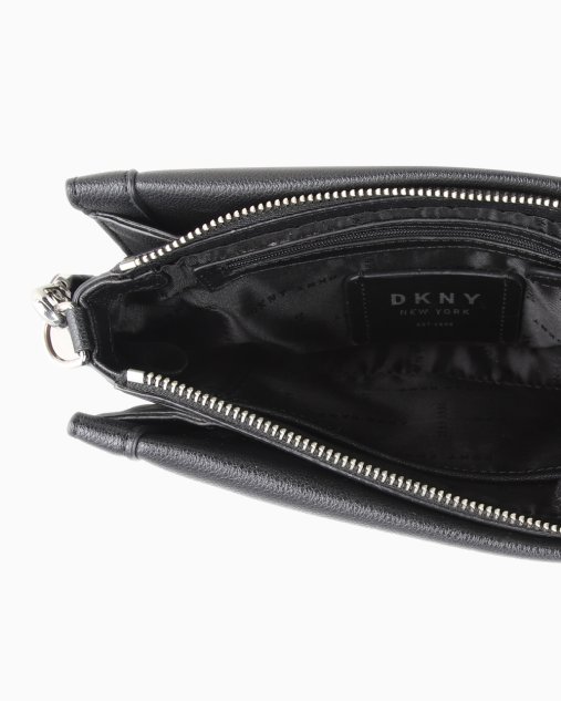 DKNY Glee Shoulder Bag, Black/Silver, Medium-351367