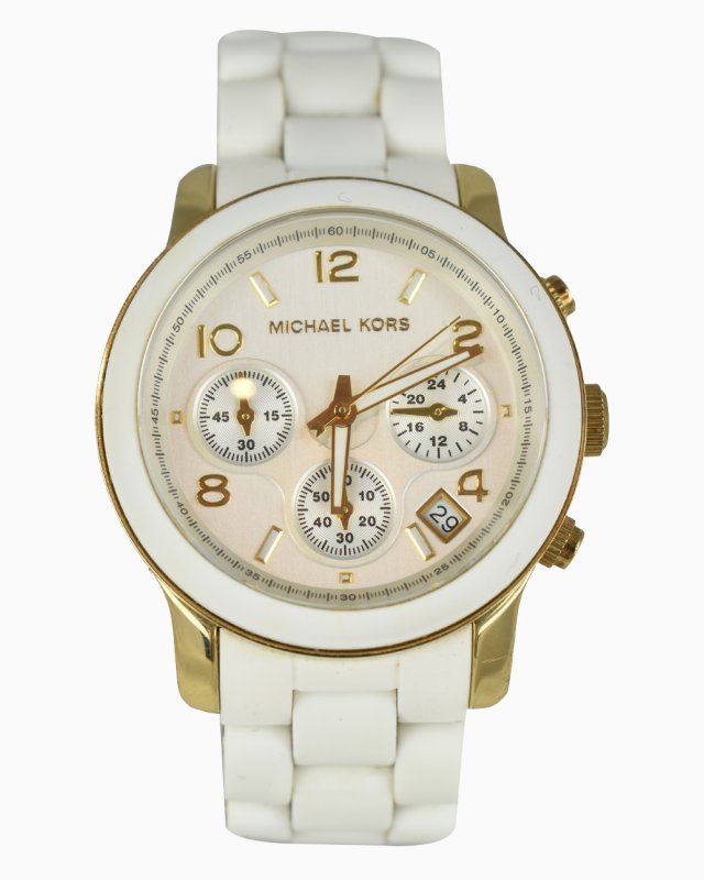 Relógio Michael Kors Original Branco MK-5145 Feminino