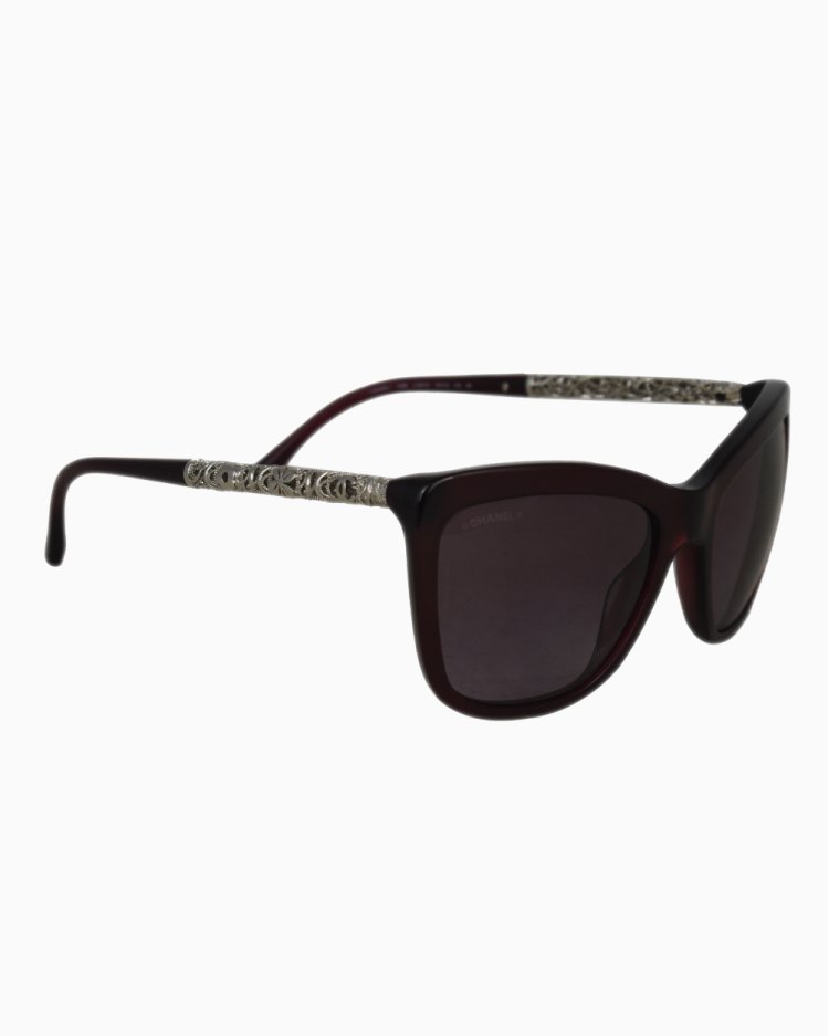 Óculos de Sol Chanel Original Vinho 5268 Feminino