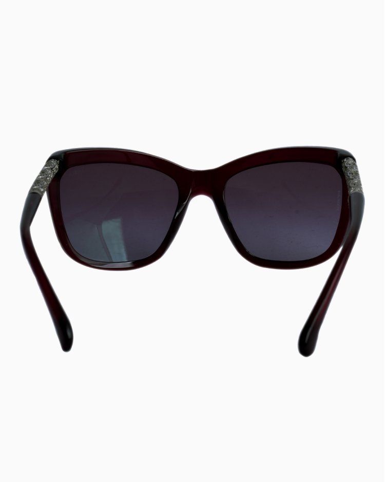 シャネルサングラス5268 Óculos de Sol Chanel Original Vinho 5268 Feminino