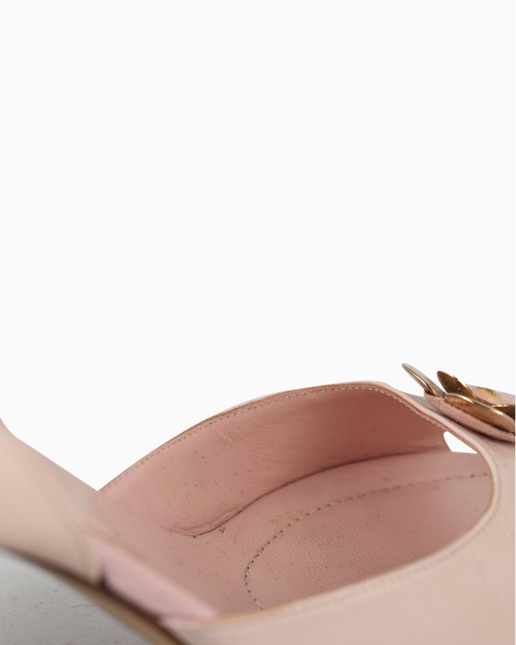 Sandália Chanel Original Camélia Rosa Feminina