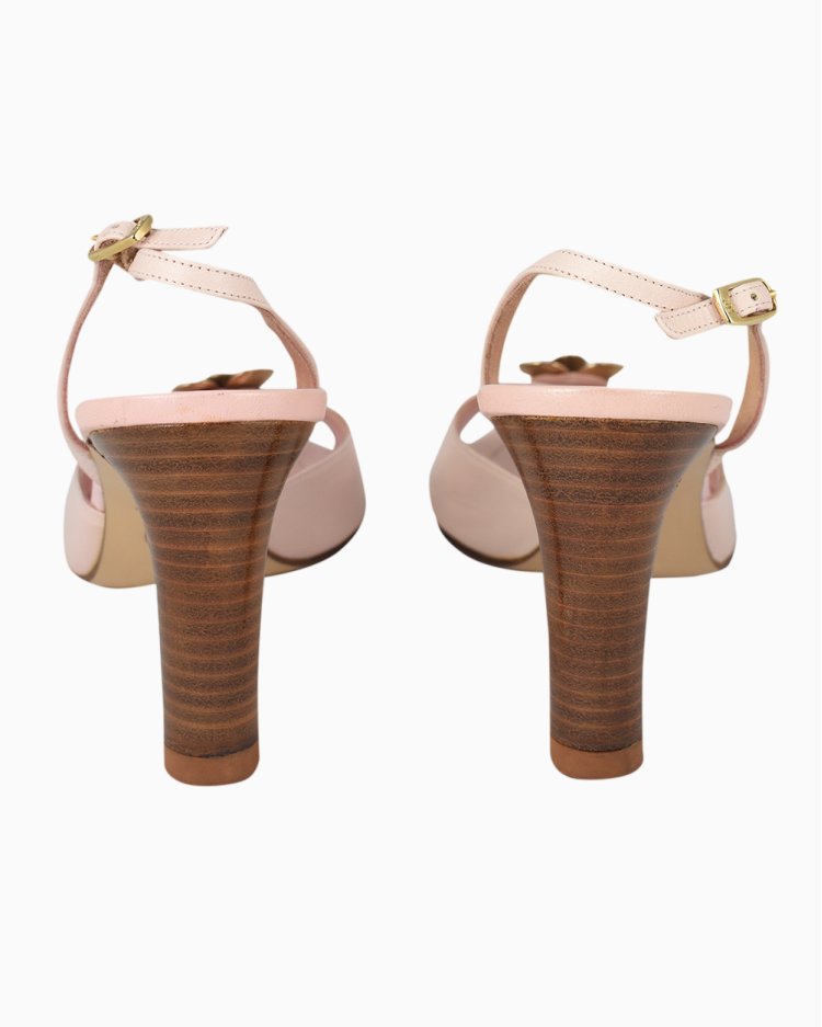 Sandália Chanel Original Camélia Rosa Feminina