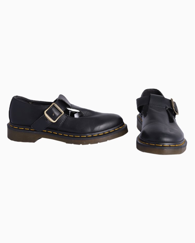 Sapato Dr. Martens Original Polley Slip Resistant Mary Janes Preto