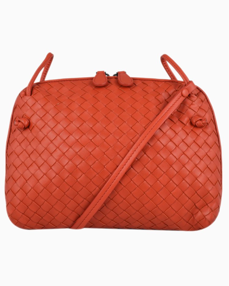 Bolsa Bottega Veneta Original Nodini Laranja Feminina