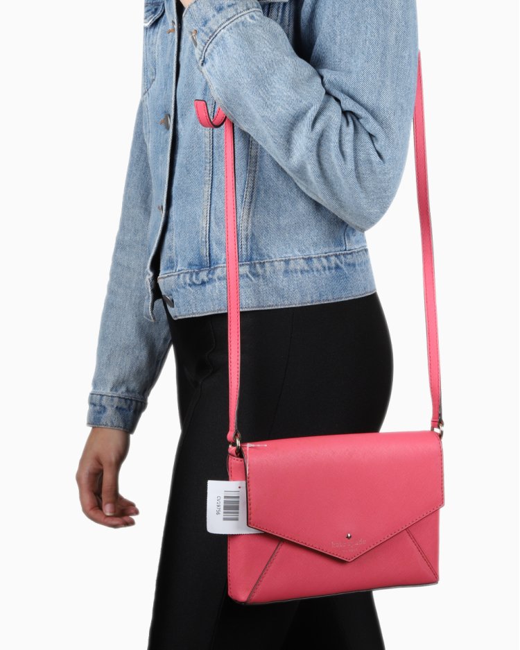 Bolsa Kate Spade Original Envelope Crossbody Rosa Feminina