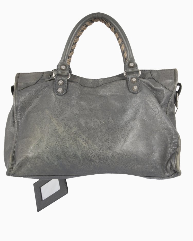 Bolsa Balenciaga Original Giant 12 Motorcycle City Cinza Feminina