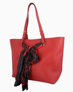 Bolsa DKNY Bryant Scarf Tote Vermelha