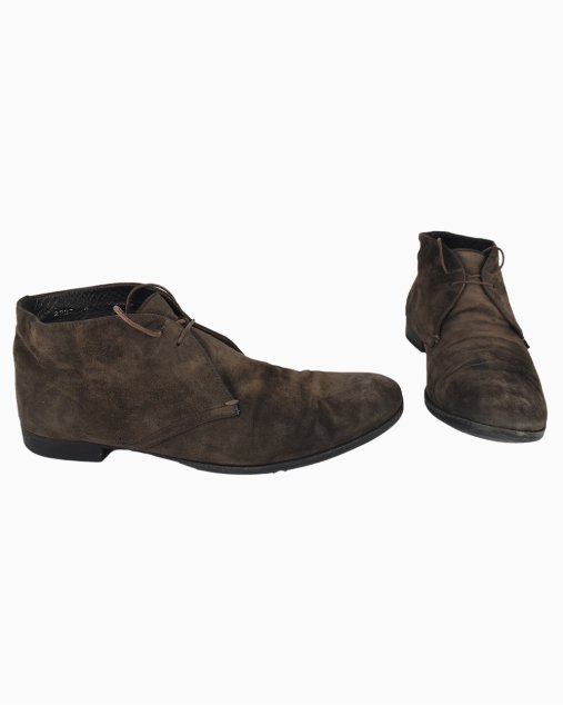 Sapato Social Rockport Canton Masculino - Camurça Marrom Escuro | Conforto E Estilo