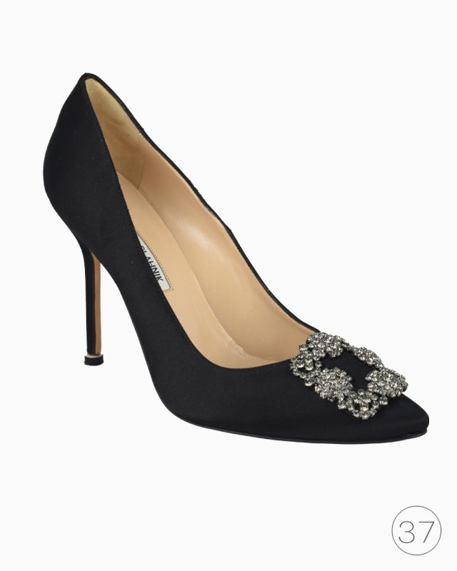 Escarpins Manolo Blahnik ALIM 105 - Pointure 41.5, Paillettes Dorées, Neufs Sans Emballage