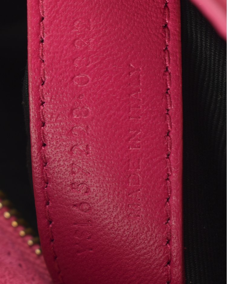 Bolsa Saint Laurent Original Le 5 à 7 Hobo Pink Feminina