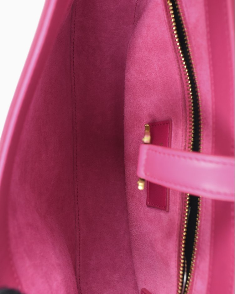 Bolsa Saint Laurent Original Le 5 à 7 Hobo Pink Feminina
