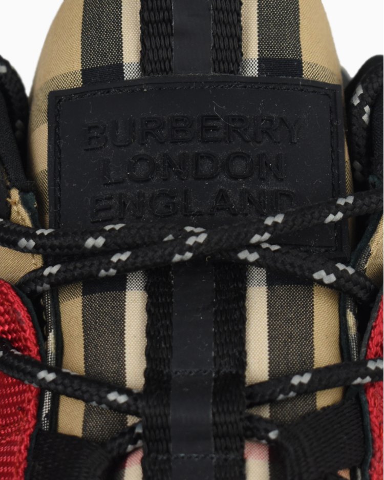 Tênis Burberry Original Arthur Vintage Check Preto Masculino