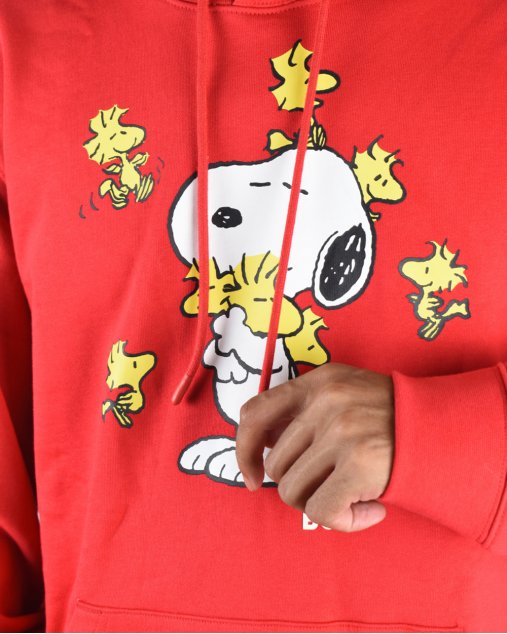 Moletom Hugo Boss Original Snoopy Vermelho Masculino