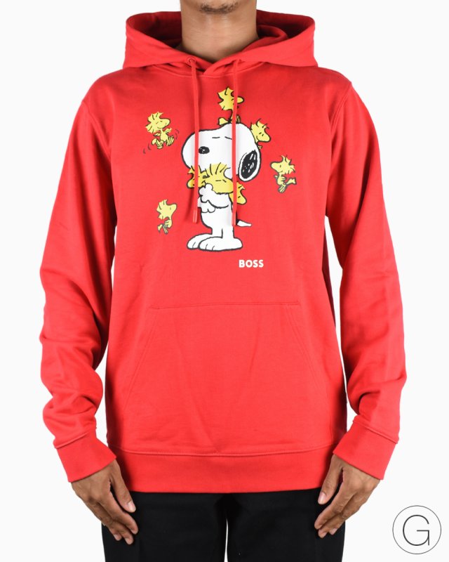 Moletom Hugo Boss Original Snoopy Vermelho Masculino