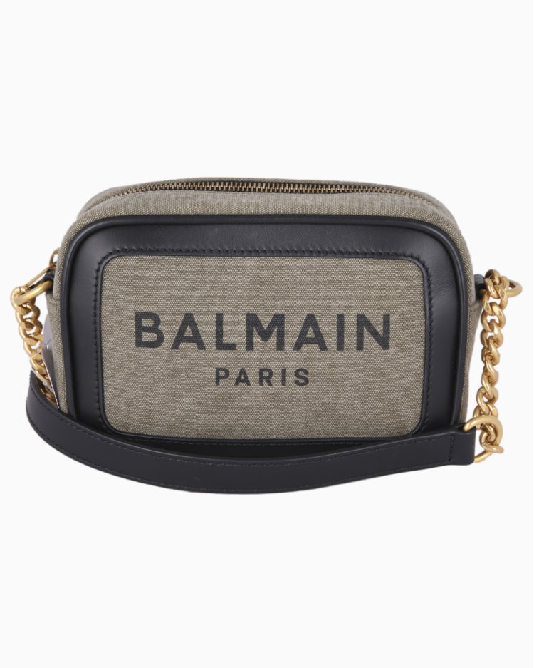 本体価格の半額以下!!!未使用タグ付き★BALMAIN PARIS★ Lサイズ Bolsa Balmain Original B-Army 18 Verde e Preto Feminina