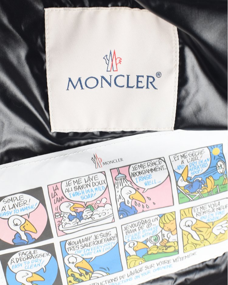 Casaco Moncler Original Authie Giubboto Preto Feminino