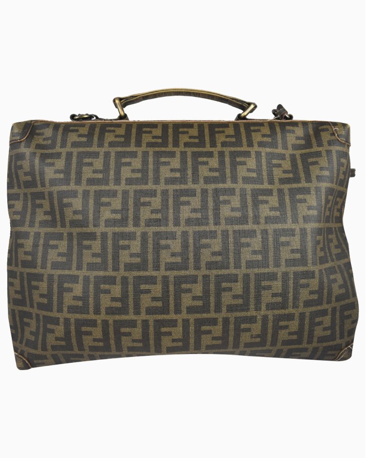 Pasta Fendi Original Zucca Canvas Monograma Masculina