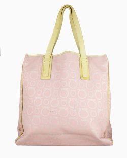 Bolsa Ferragamo Gancini Tote Rosa